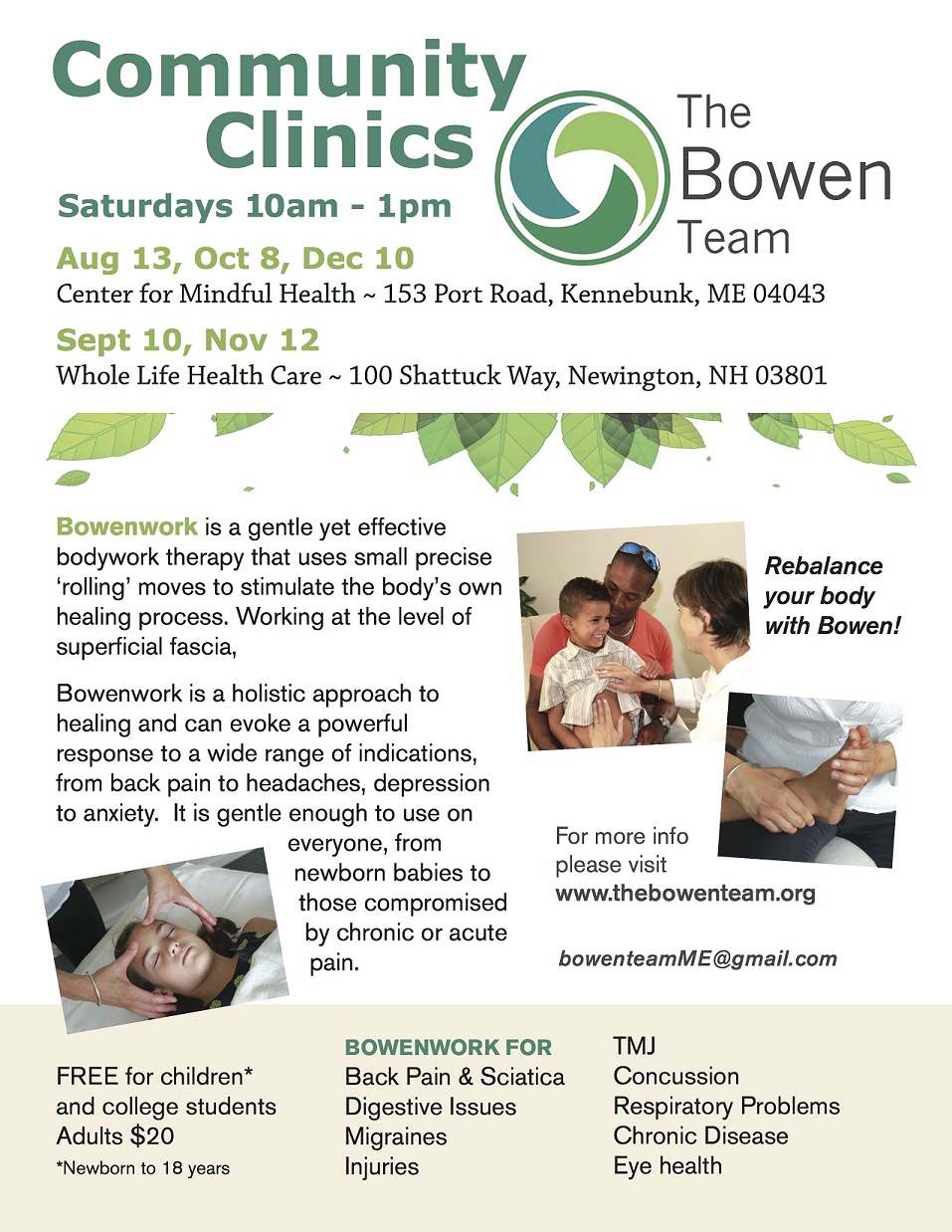 BowenCommClinics Aug-Dec2016